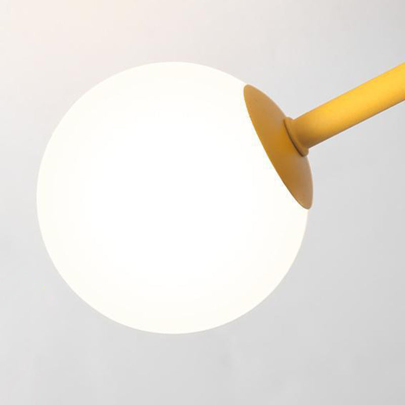 Colorful Contemporary Macaron 5-Light Chandelier for Kids’ Bedroom
