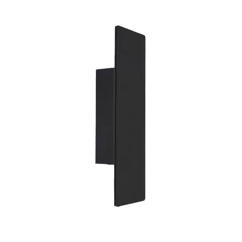 Sleek Gray Aluminum LED Waterproof Wall Sconce for Outdoor Patio Lighting