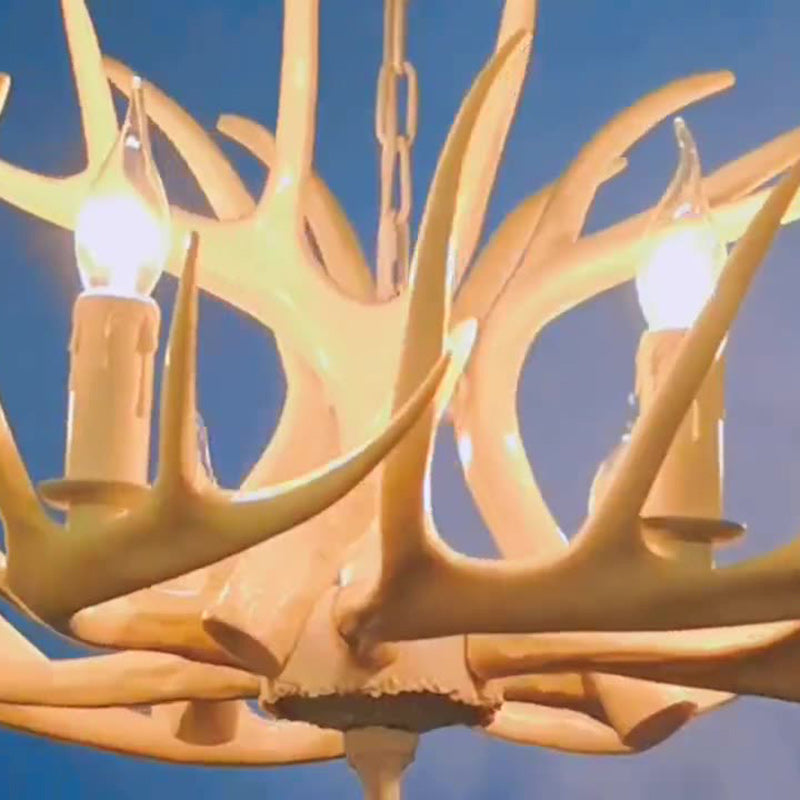 Antler-Inspired Modern Art Deco Iron Chandelier for Dining Room, 4-12 Lights