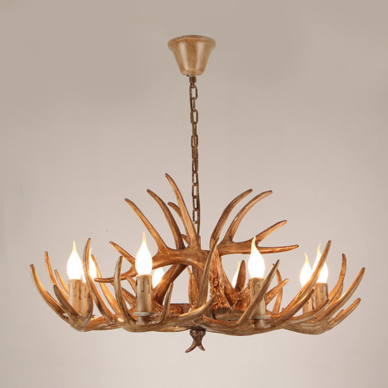 Antler-Inspired Modern Art Deco Iron Chandelier for Dining Room, 4-12 Lights