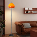Mid-Century Modern 2-Light Mushroom Floor Lamp in Iron & Acrylic for Living Room