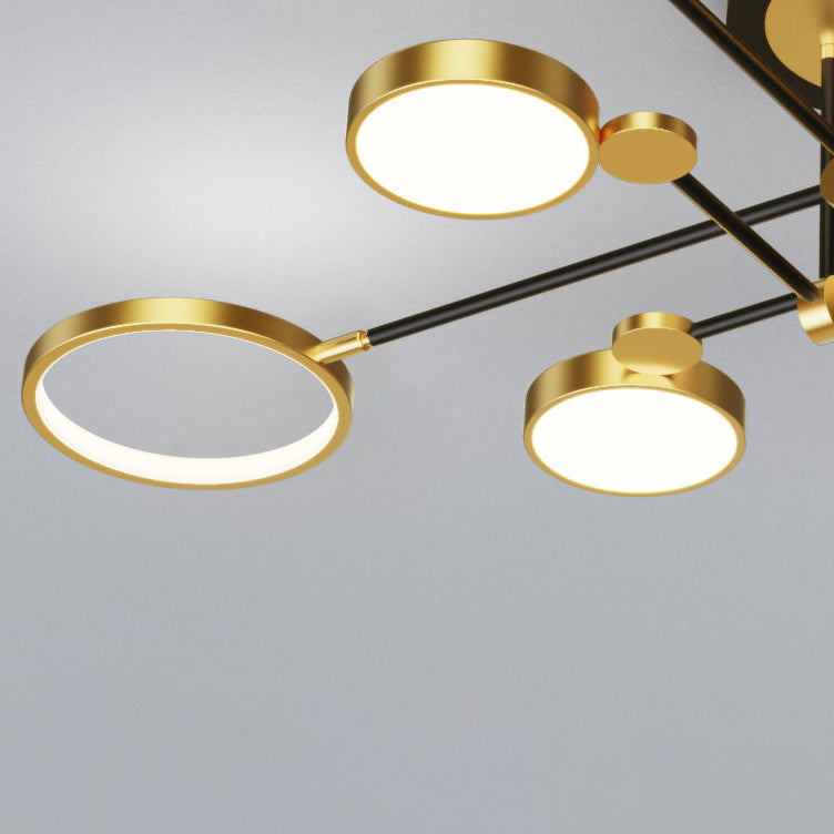 Scandinavian Round Silicone LED Chandelier Pendant for Bedroom Lighting