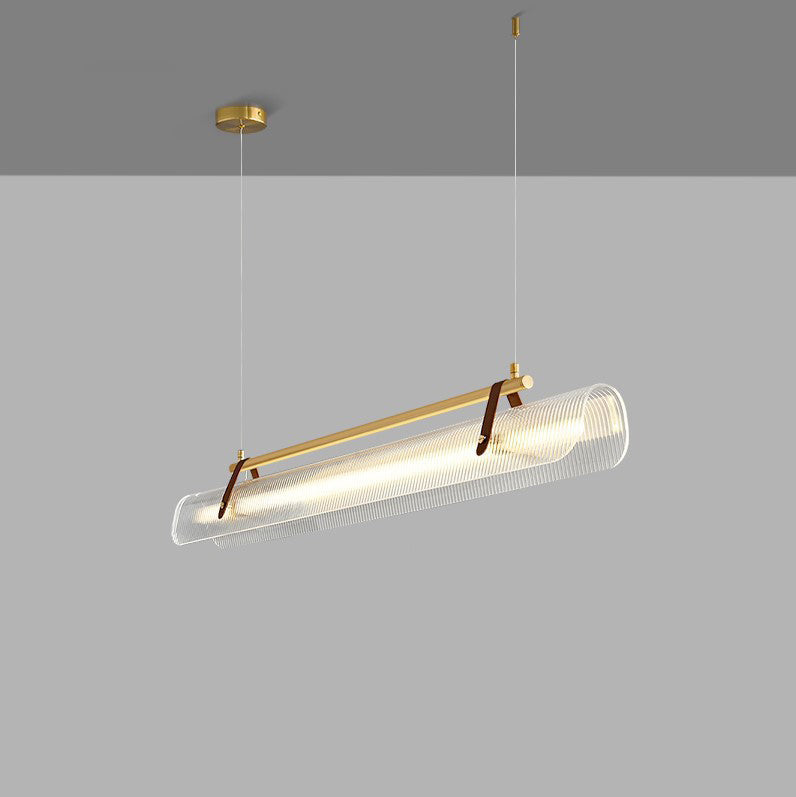 Scandinavian Acrylic LED Island Chandelier Light for Modern Living Room