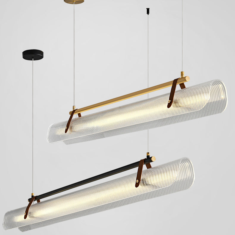 Scandinavian Acrylic LED Island Chandelier Light for Modern Living Room