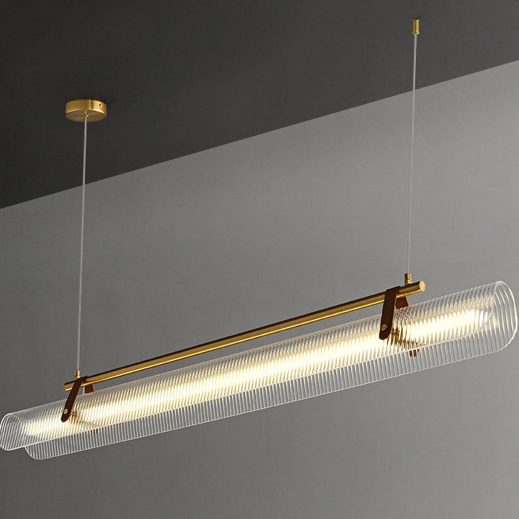 Scandinavian Acrylic LED Island Chandelier Light for Modern Living Room