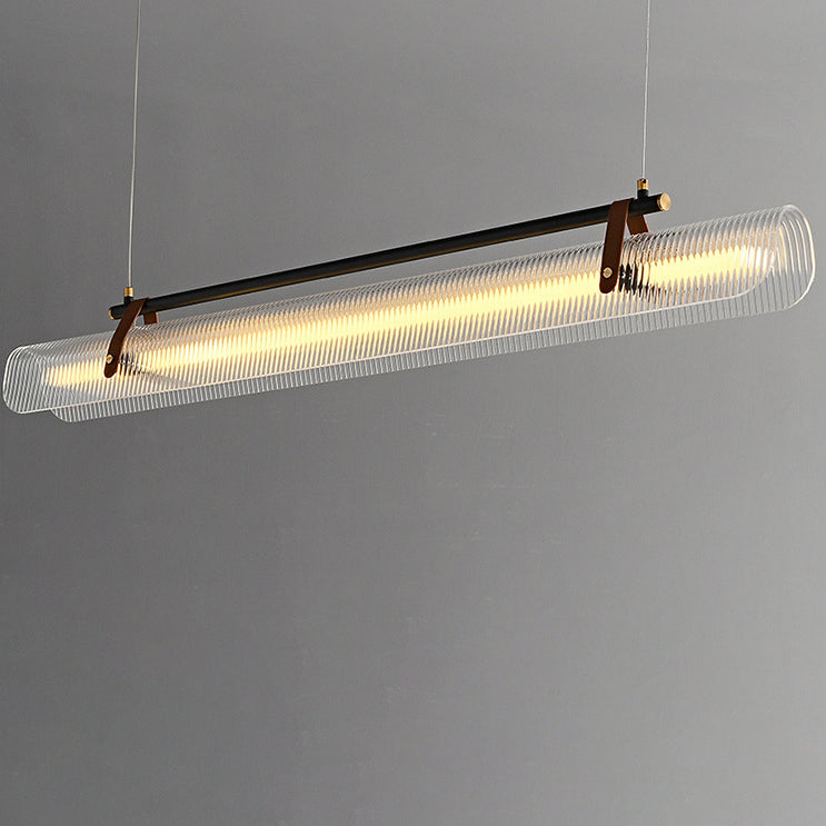 Scandinavian Acrylic LED Island Chandelier Light for Modern Living Room