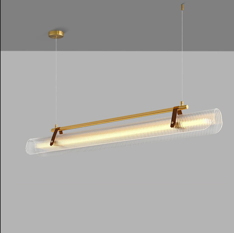 Scandinavian Acrylic LED Island Chandelier Light for Modern Living Room