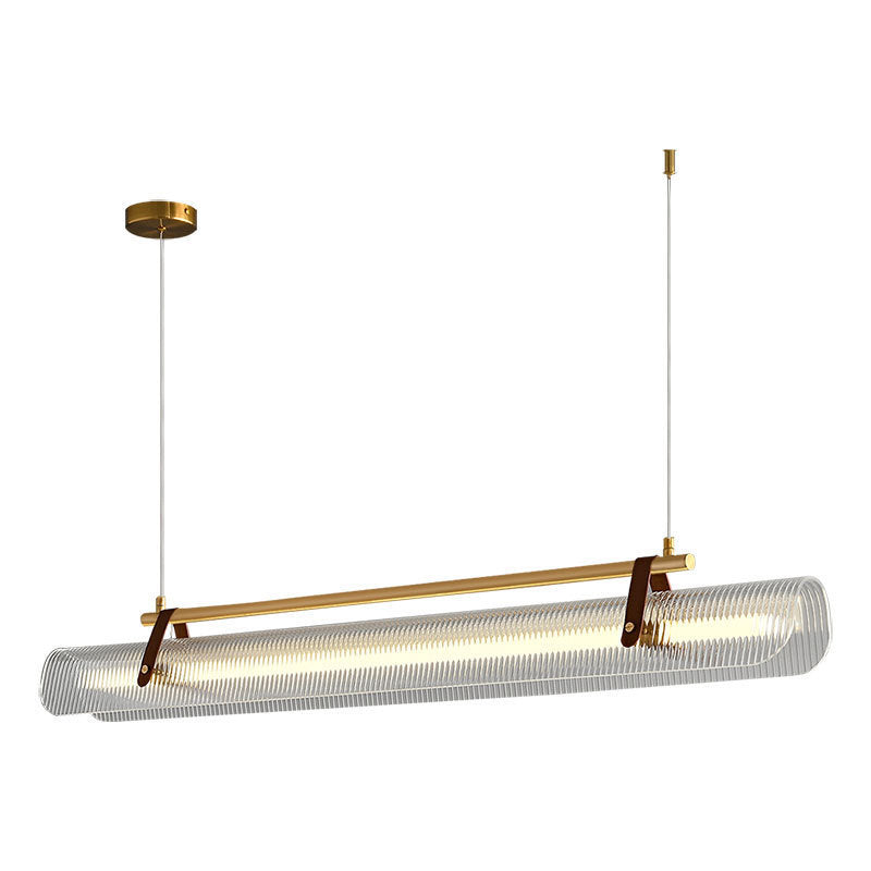 Scandinavian Acrylic LED Island Chandelier Light for Modern Living Room