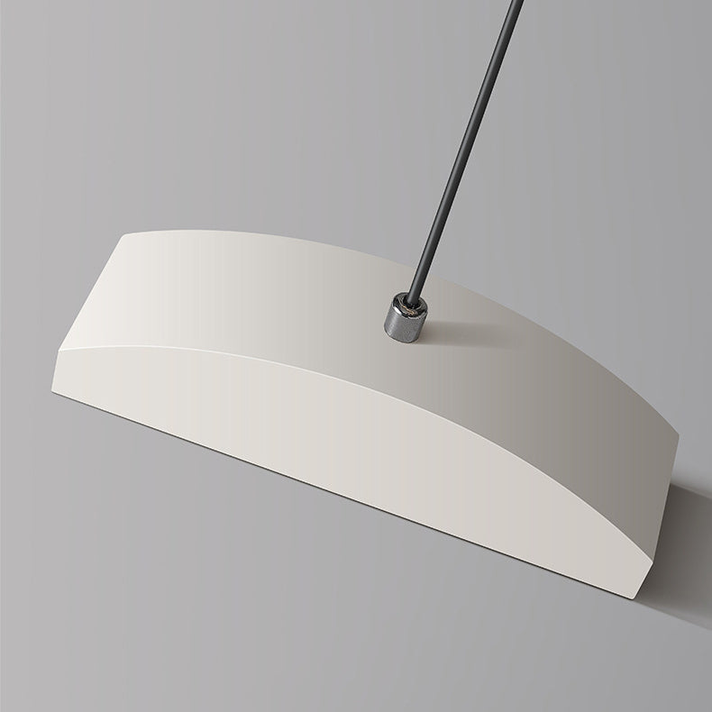 Scandinavian Acrylic and Aluminum LED Island Chandelier for Living Room