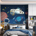 Round Acrylic LED Chandelier in Modern Art Deco for Kids' Room