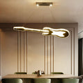 Contemporary Crystal LED Chandelier in Guitar Shape for Living Room