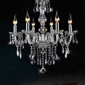 Stylish Scandinavian Crystal Glass Branch Chandelier for Living Room