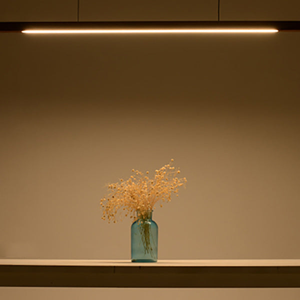 Modern Walnut & Aluminum LED Chandelier for Dining Room Island Lighting