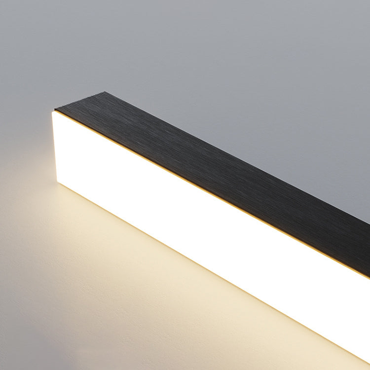 Sleek White Curved Acrylic LED Chandelier for Modern Dining Room Island