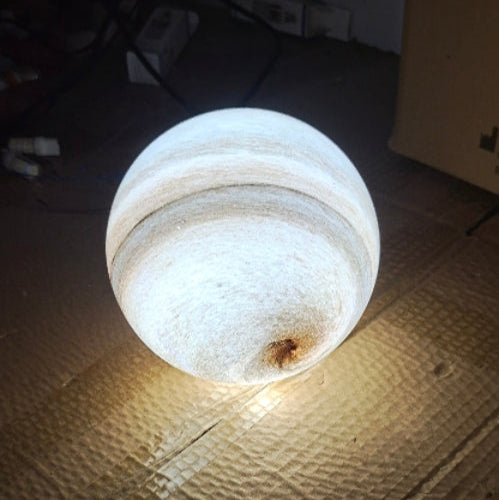 Nordic Style 13-Light Iron & Glass Earth Planet Ceiling Light for Kids' Bedroom
