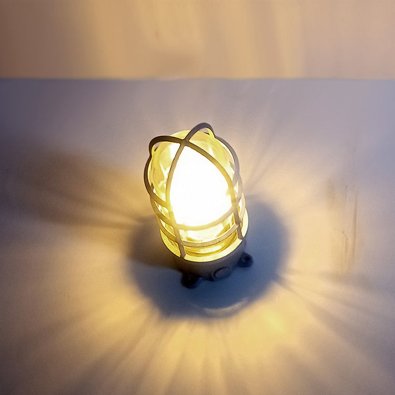 Stylish Industrial Waterproof Aluminum Glass Semi-Flush Ceiling Light for Outdoor Patio
