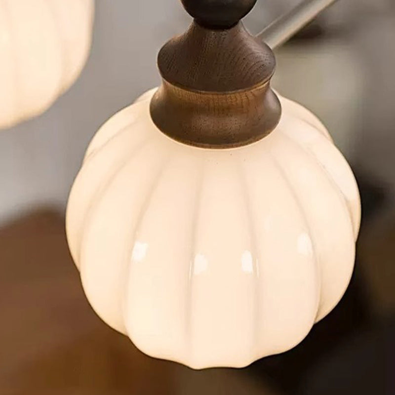 Modern Bamboo and Glass Column Chandelier: 3/5/8 Light for Living Room