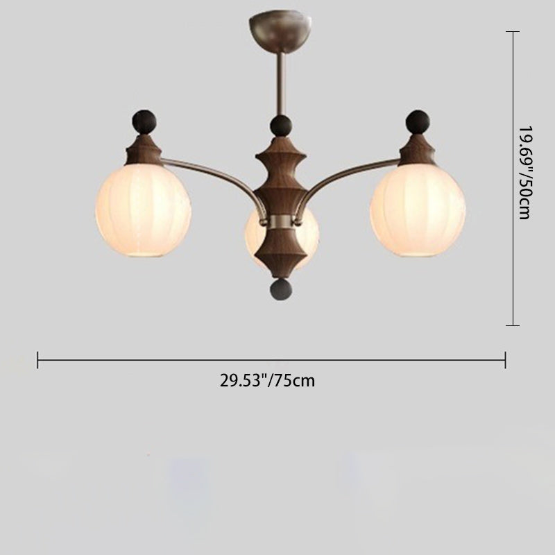 Modern Bamboo and Glass Column Chandelier: 3/5/8 Light for Living Room