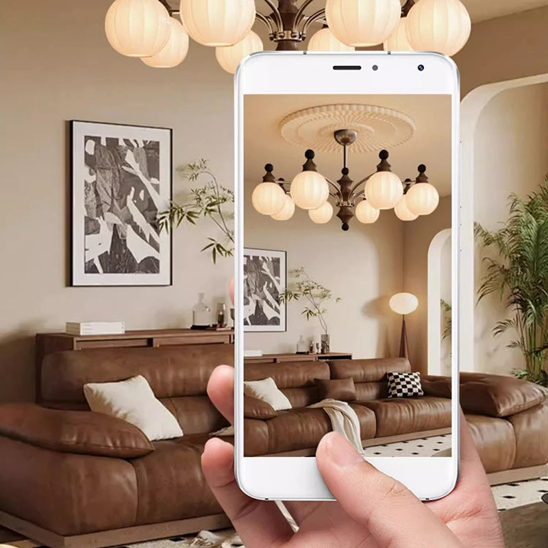 Modern Bamboo and Glass Column Chandelier: 3/5/8 Light for Living Room