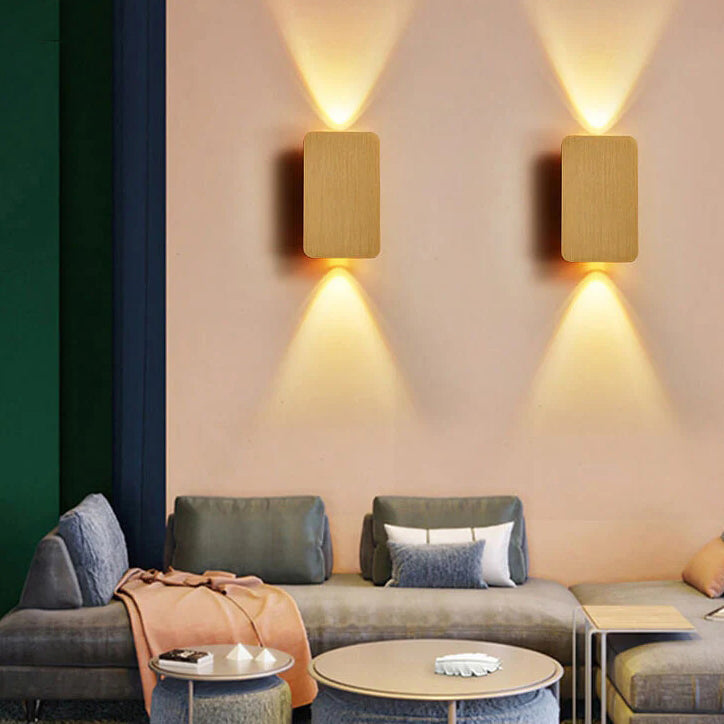 Sleek Aluminum LED Wall Sconce Lamp for Nordic Minimalist Interiors