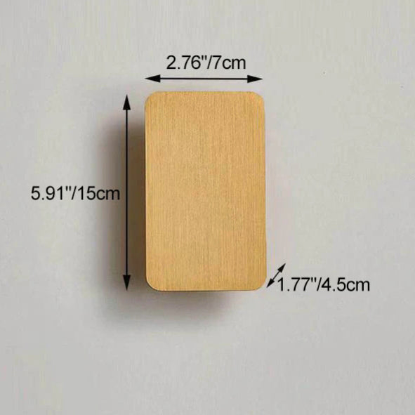 Sleek Aluminum LED Wall Sconce Lamp for Nordic Minimalist Interiors