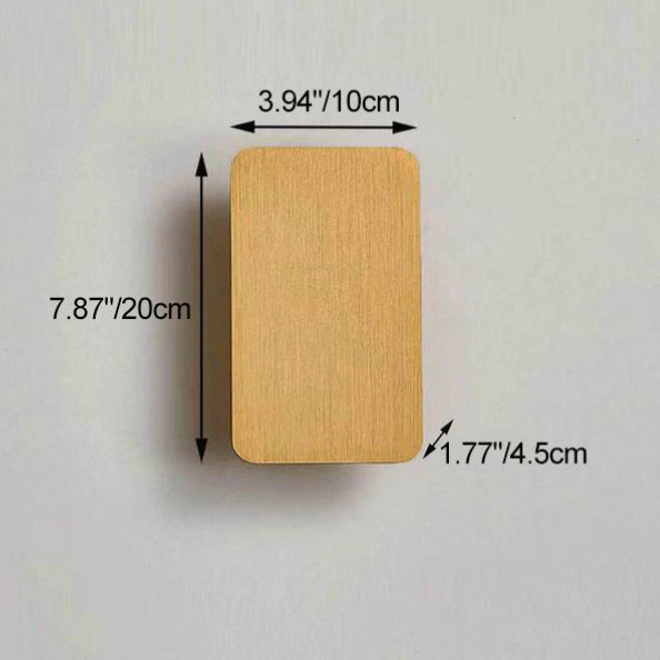 Sleek Aluminum Rectangular LED Wall Sconce Light for Modern Interiors