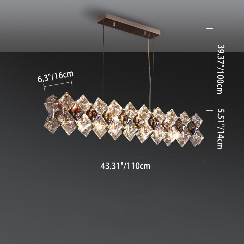 Modern Crystal Circular Chandelier with Plated Hardware for Living Room