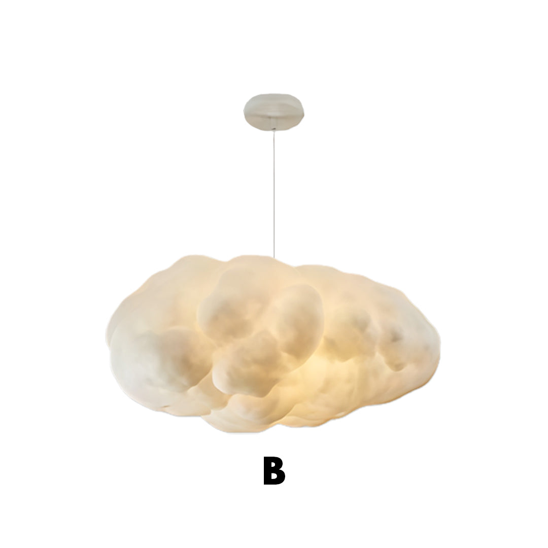 Modern White Cloud Pendant Light Fixture for Living Room & Bedroom