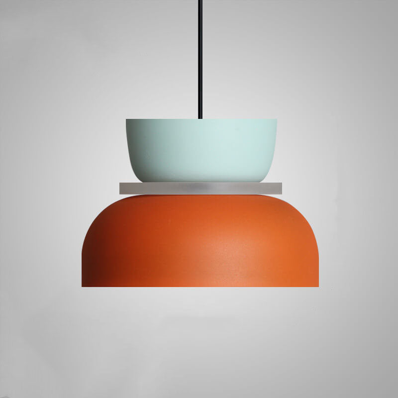 Vibrant Nordic Colorful Macaron LED Pendant Light for Kitchen or Dining Room