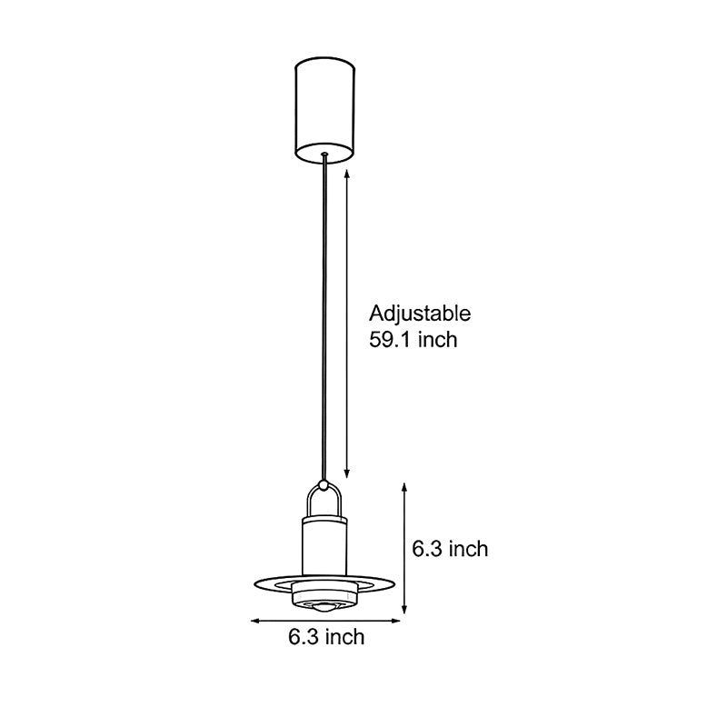 Nordic Style Minimalist Metal and Glass Pendant Light for Home Decor