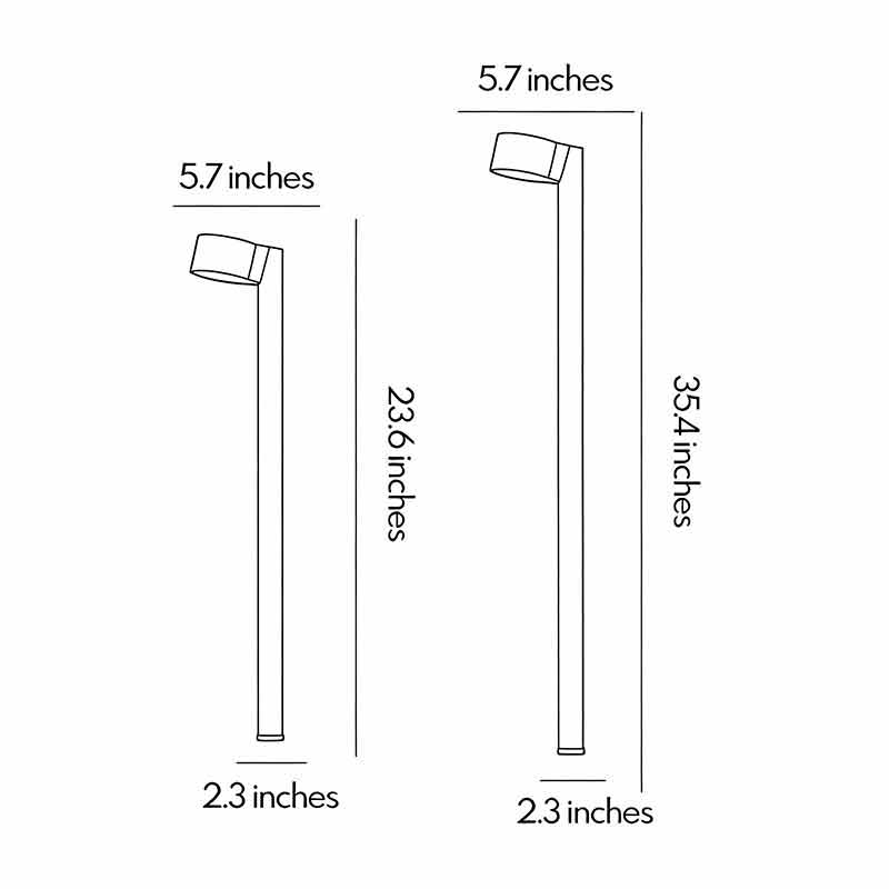 Modern Waterproof LED Landscape Path Lights for Outdoor Gardens & Walkways