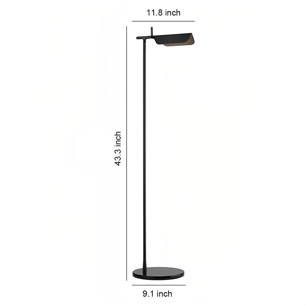 Modern Dimmable LED Floor Lamp in Elegant White for Living Room Decor