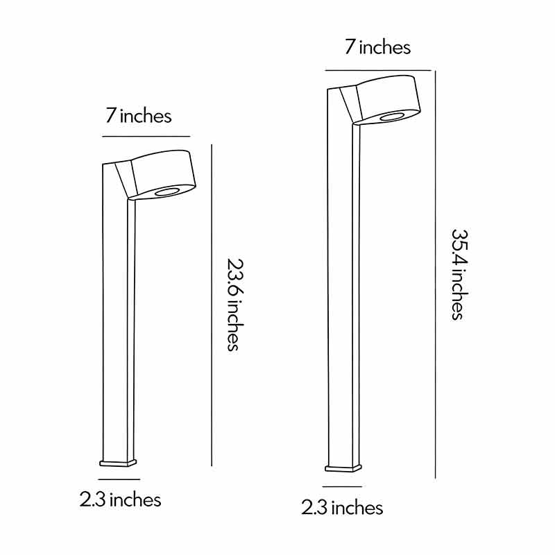 Modern Waterproof LED Landscape Path Lights for Outdoor Gardens & Walkways