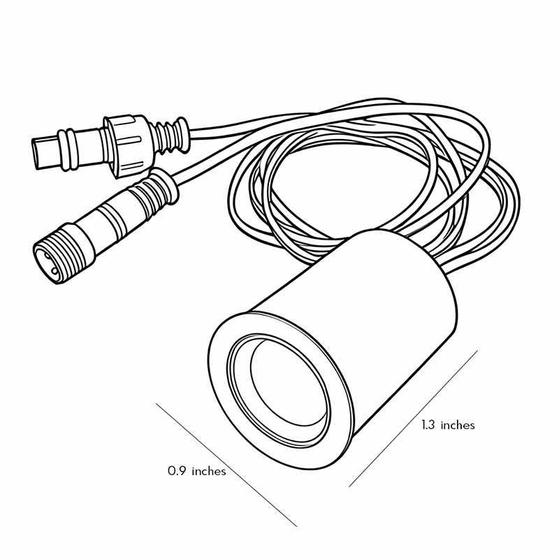 Waterproof In-Ground LED Paver Lights for Outdoor Patio Walkways