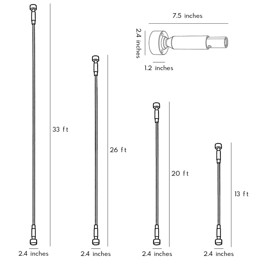 Rotatable Ultra-Thin Steel Linear LED Bar Light for Modern Spaces