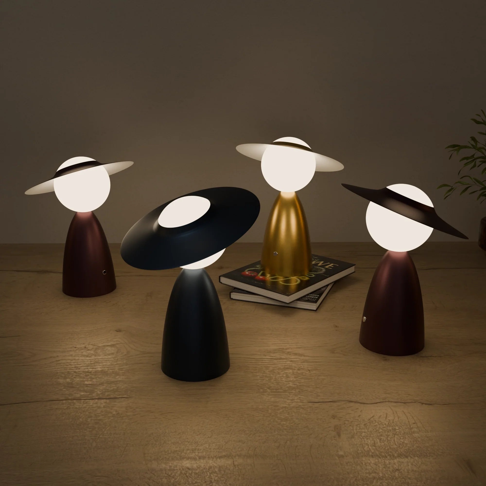 Stylish Modern White Ceramic Table Lamp for Bedroom or Living Room