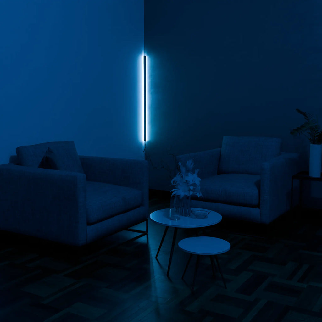 Modern LED Smart Wall Lamp in Elegant White for Living Room Decor