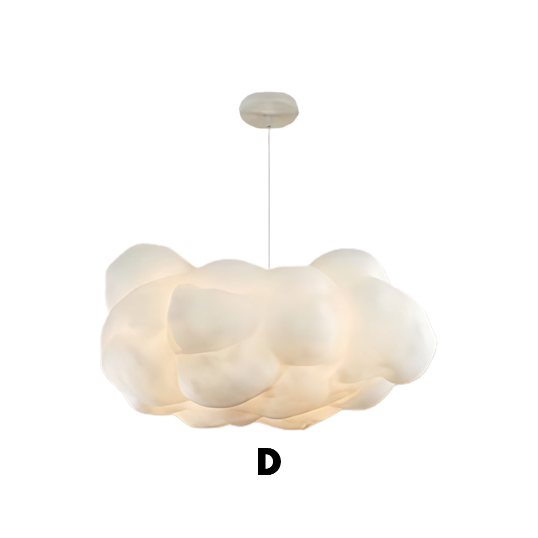 Modern White Cloud Pendant Light Fixture for Living Room & Bedroom