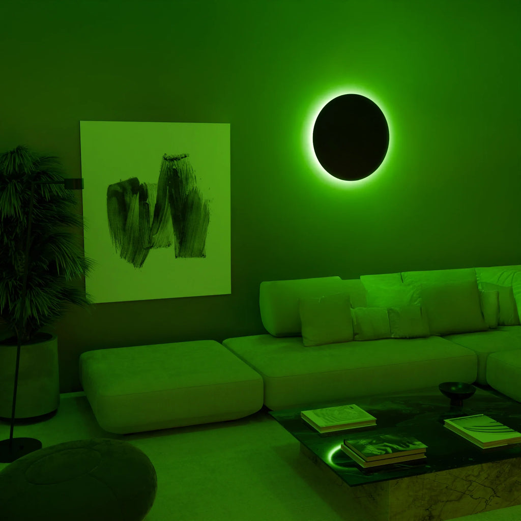 Elegant White Smart LED Wall Lamp for Living Room or Bedroom Decor