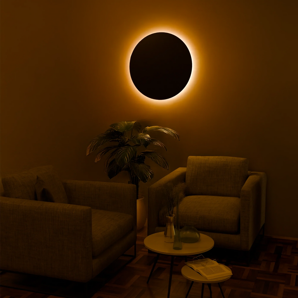 Elegant White Smart LED Wall Lamp for Living Room or Bedroom Decor
