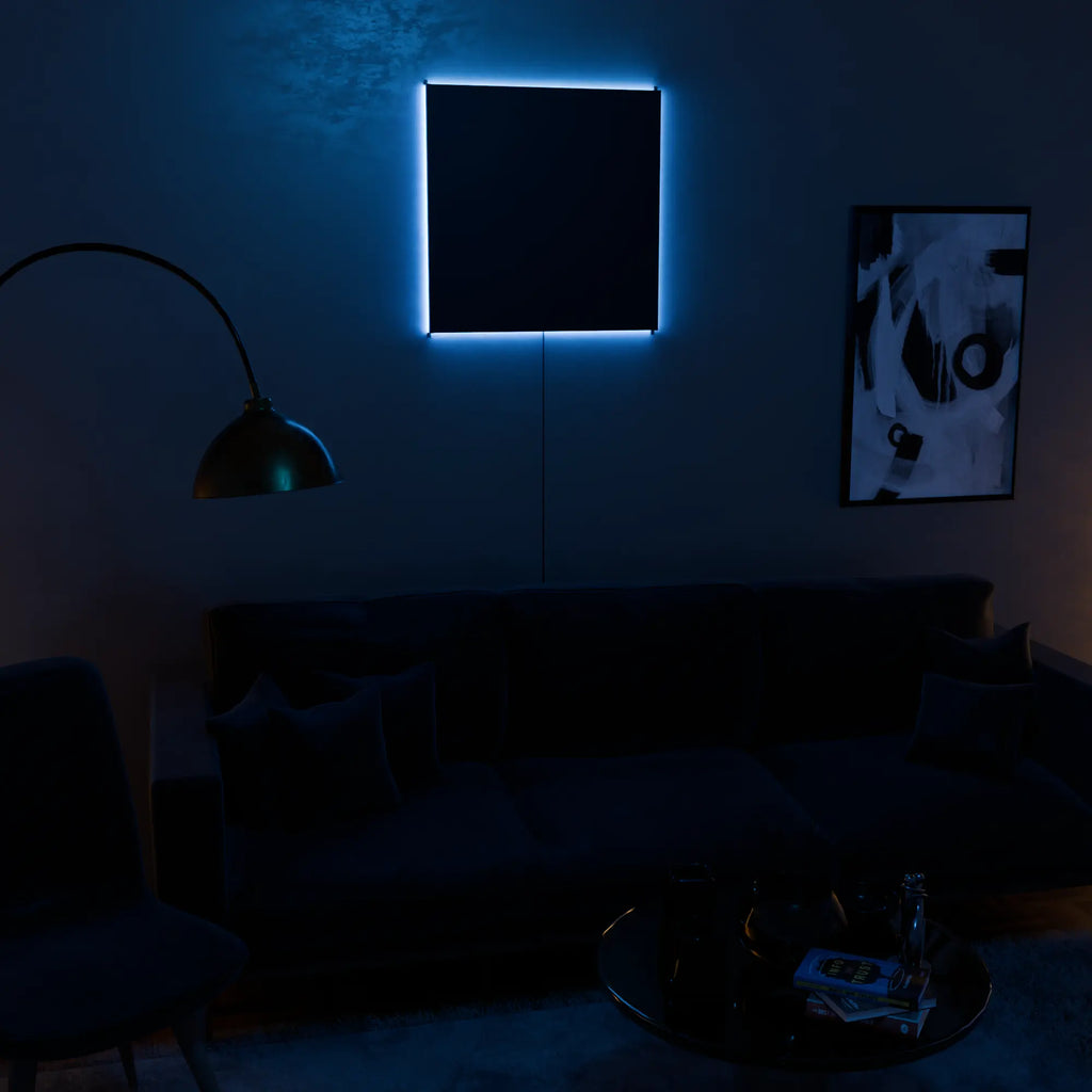 Modern White AuraPanel Smart Wall Lamp for Living Room Bedroom Decor