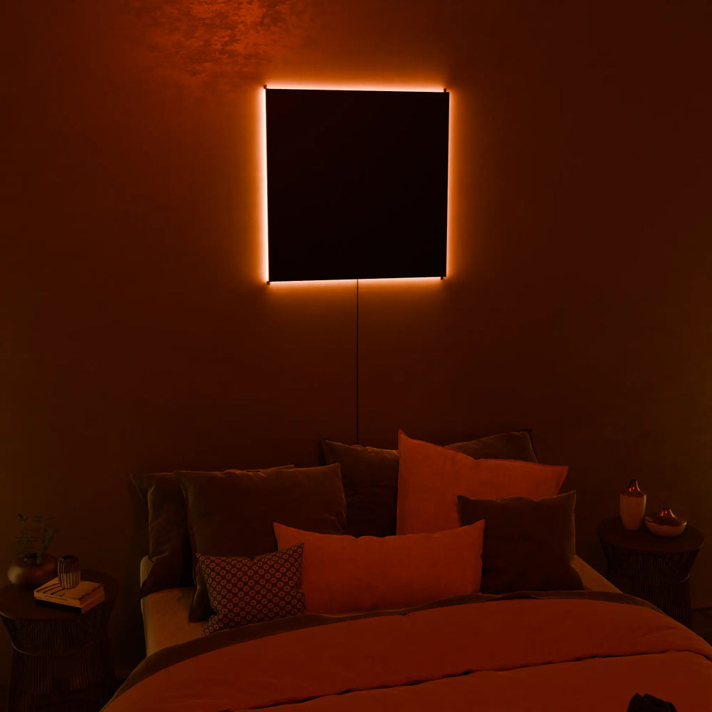 Modern White AuraPanel Smart Wall Lamp for Living Room Bedroom Decor