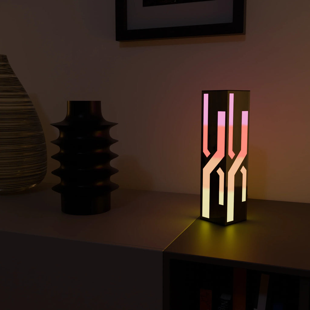 Contemporary White Smart Table Lamp with Touch Control for Home Office