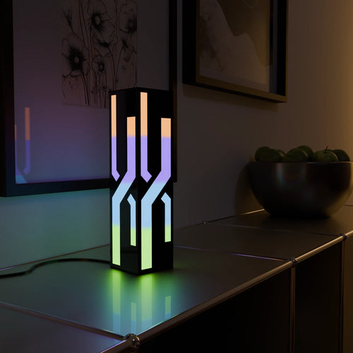 Contemporary White Smart Table Lamp with Touch Control for Home Office