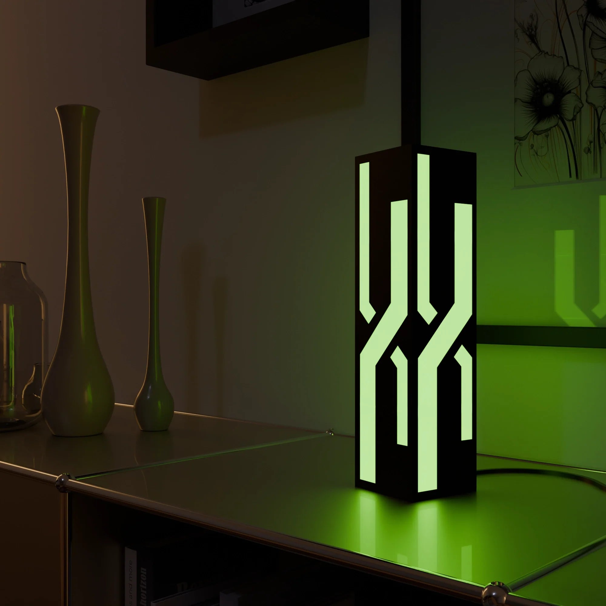 Contemporary White Smart Table Lamp with Touch Control for Home Office