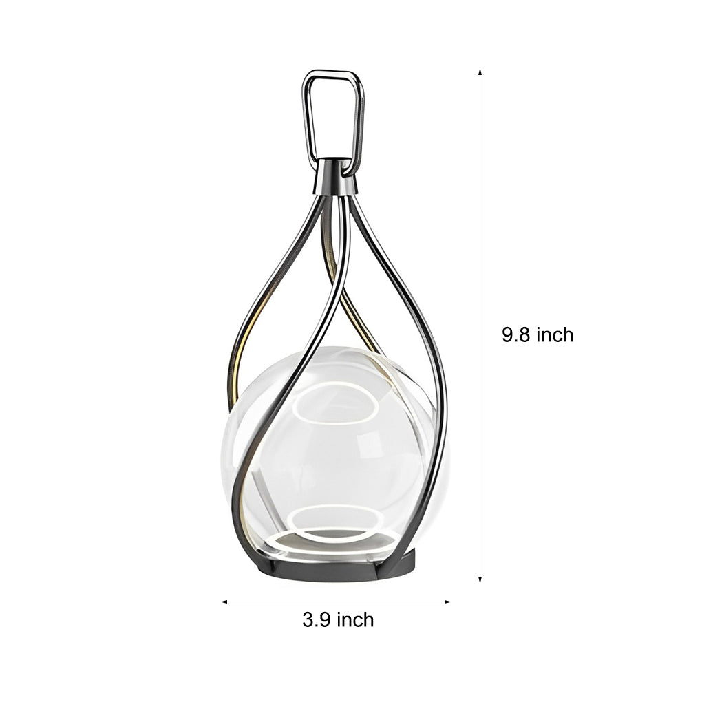 Stylish Metal USB Rechargeable Waterproof LED Night Light for Bedroom