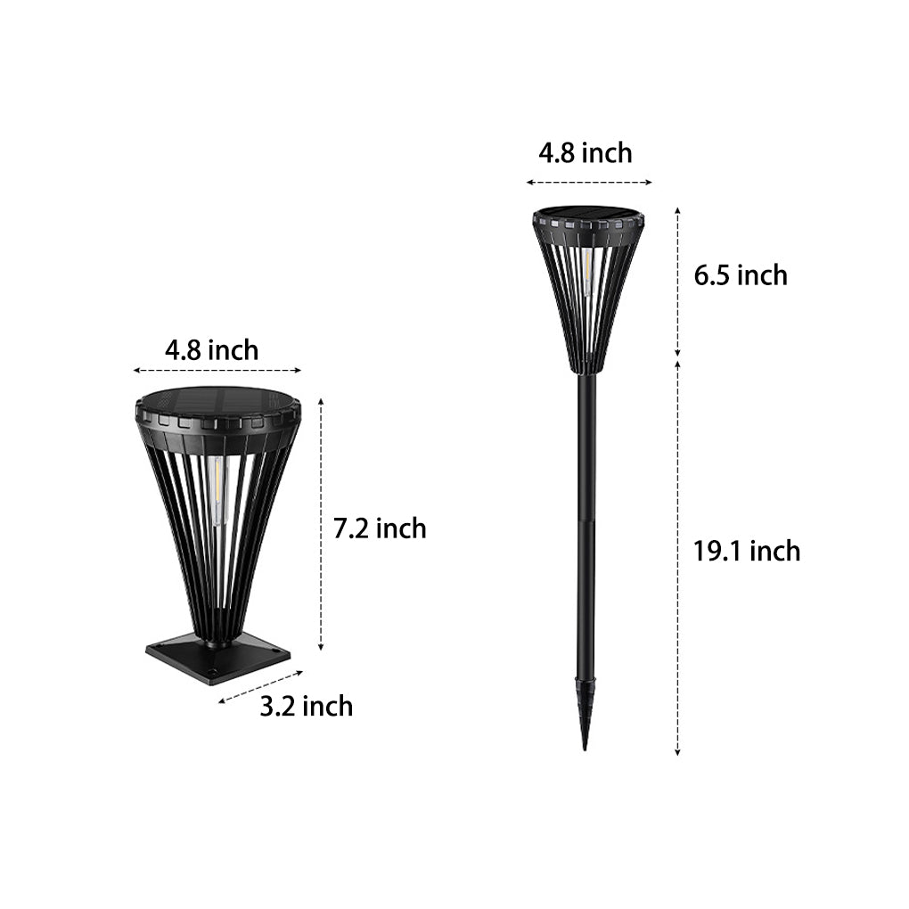 Modern Waterproof Solar LED Pathway Lights for Outdoor Walkway Decor