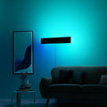 Elegant Smart Wall Lamp in White Metal for Living Room or Bedroom