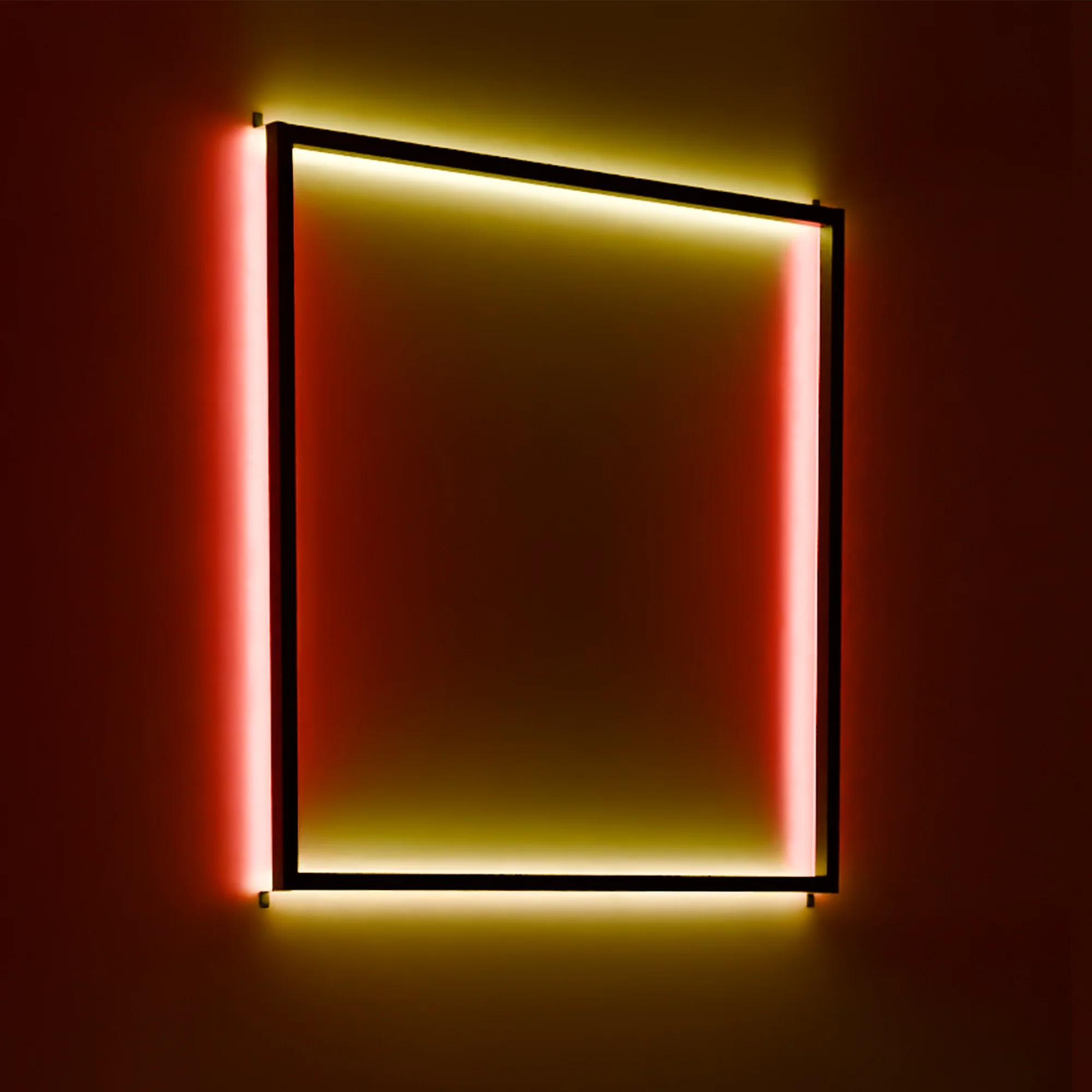 Modern White LED AuraFrame Wall Lamp for Living Room Bedroom Decor