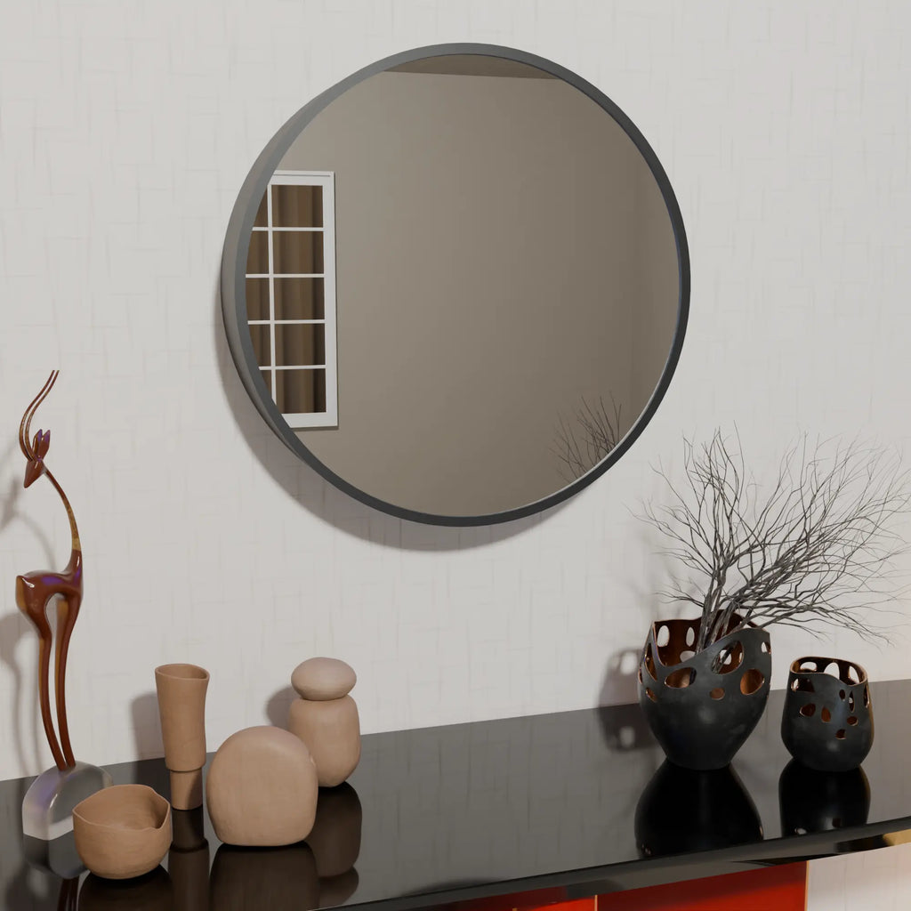 Stylish Infinity 360 LED Mirror with Silver Finish for Home Decor